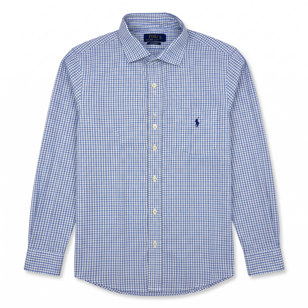 Camisa Polo Ralph Lauren Classic Fit Manga Larga Talla L
