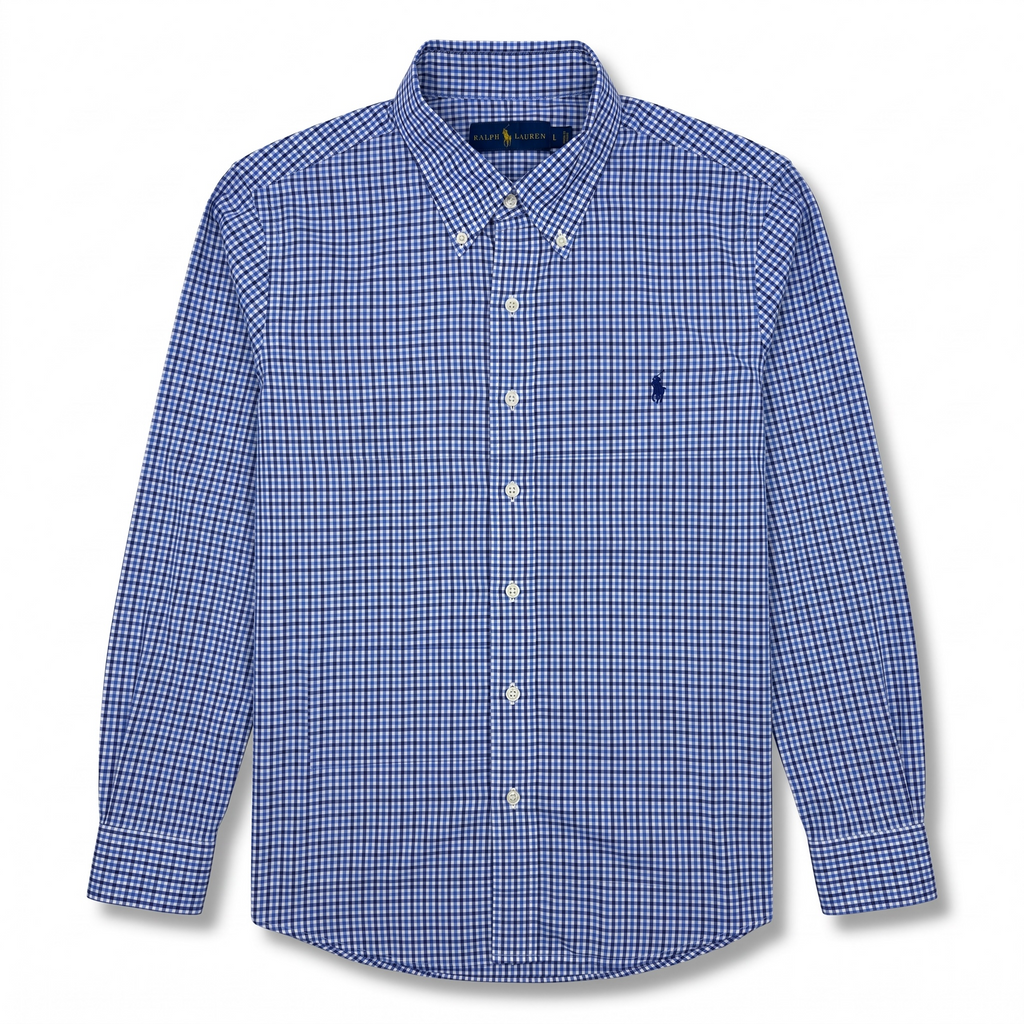 Camisa Polo Ralph Lauren Classic Fit Manga Larga Talla L