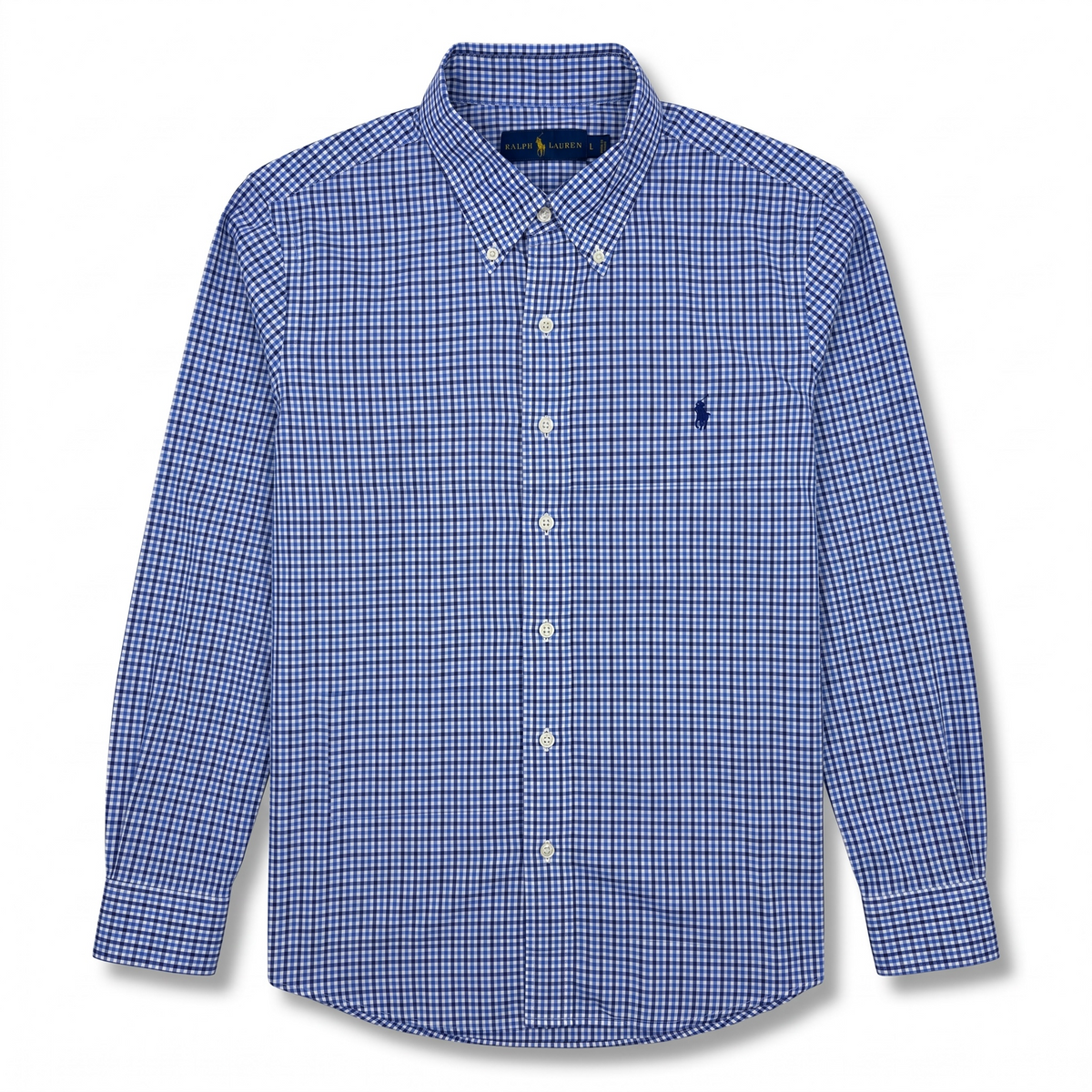 Camisa Polo Ralph Lauren Classic Fit Manga Larga Talla L