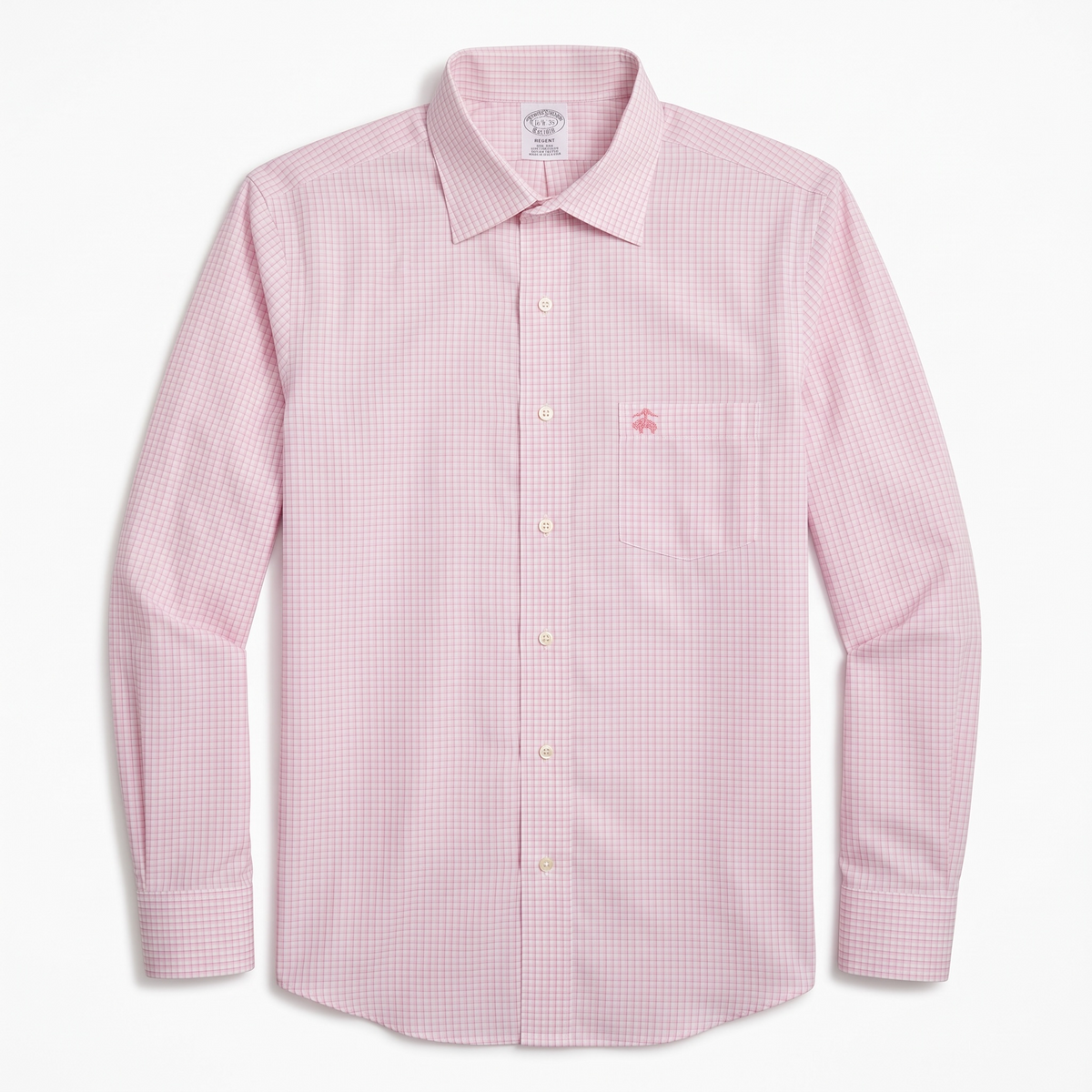 Camisa Brooks Brothers Classic Fit Manga Larga Talla L