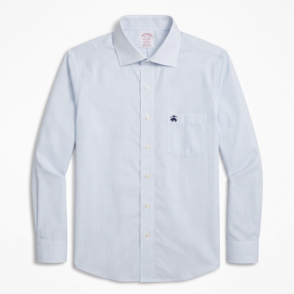 Camisa Brooks Brothers Classic Fit Manga Larga Talla L
