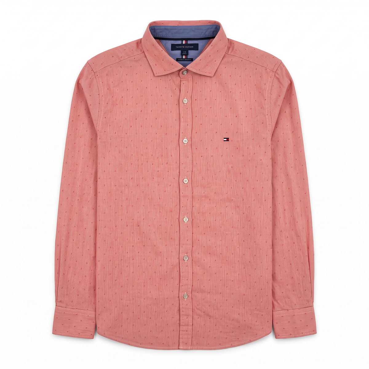 Camisa Tommy Hilfiger Slim Fit Manga Larga Talla L