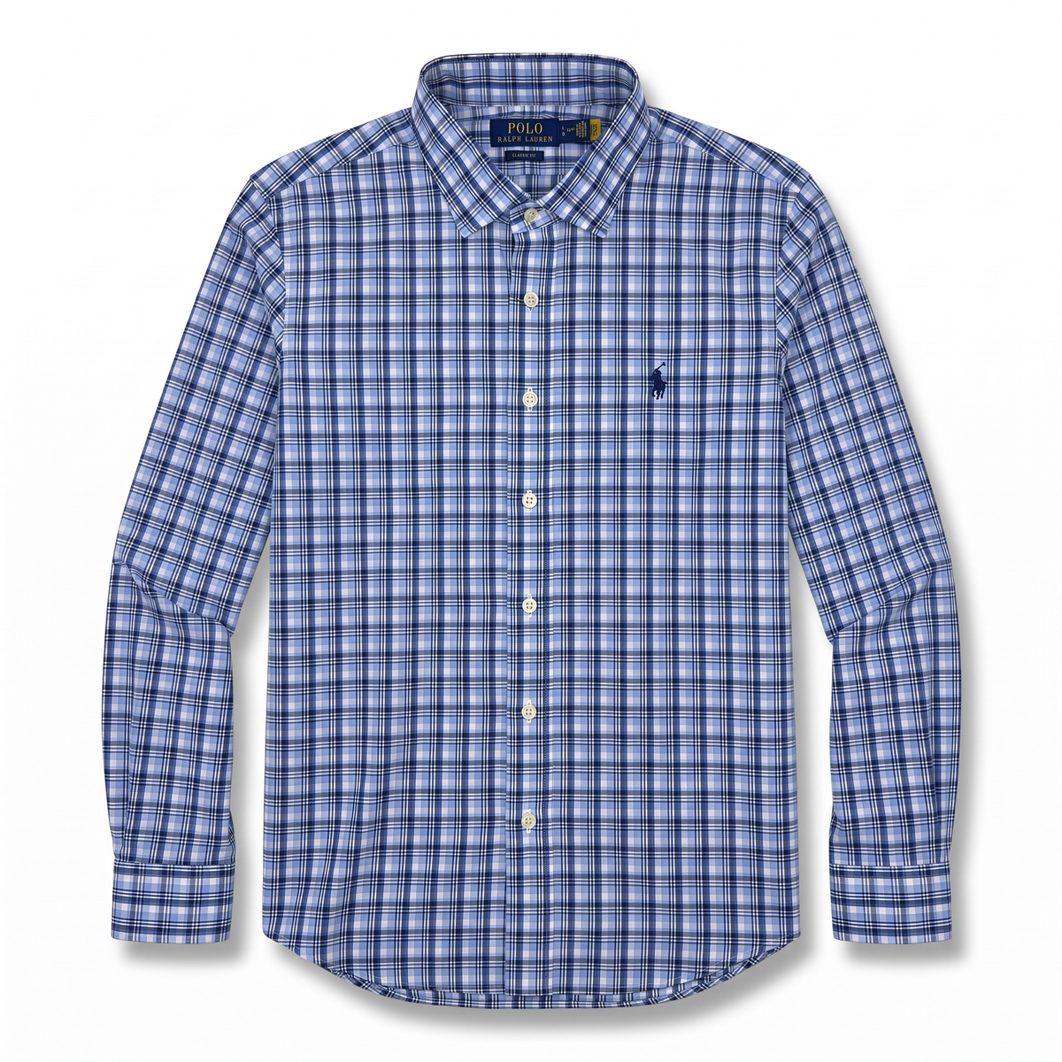 Camisa Polo Ralph Lauren Classic Fit Manga Larga Talla L