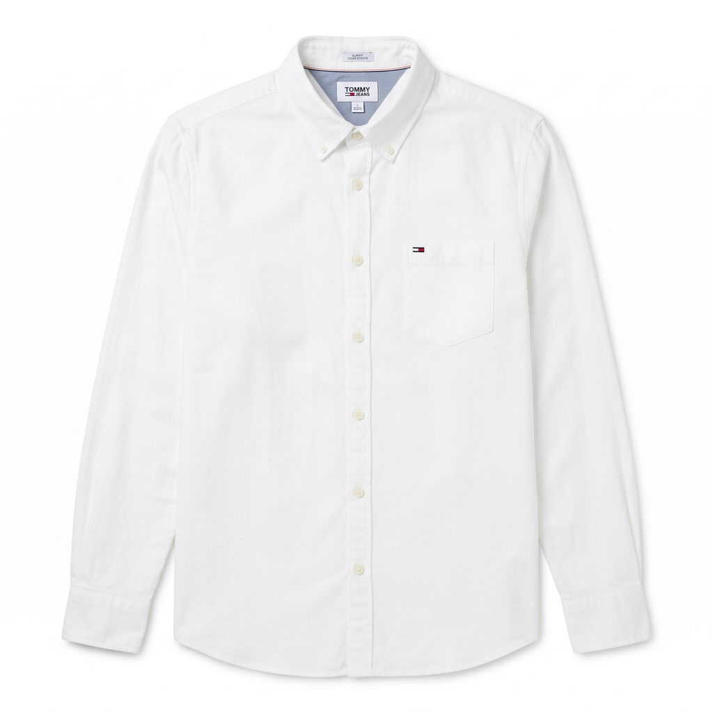Camisa Tommy Hilfiger Classic Fit Manga Larga Talla L