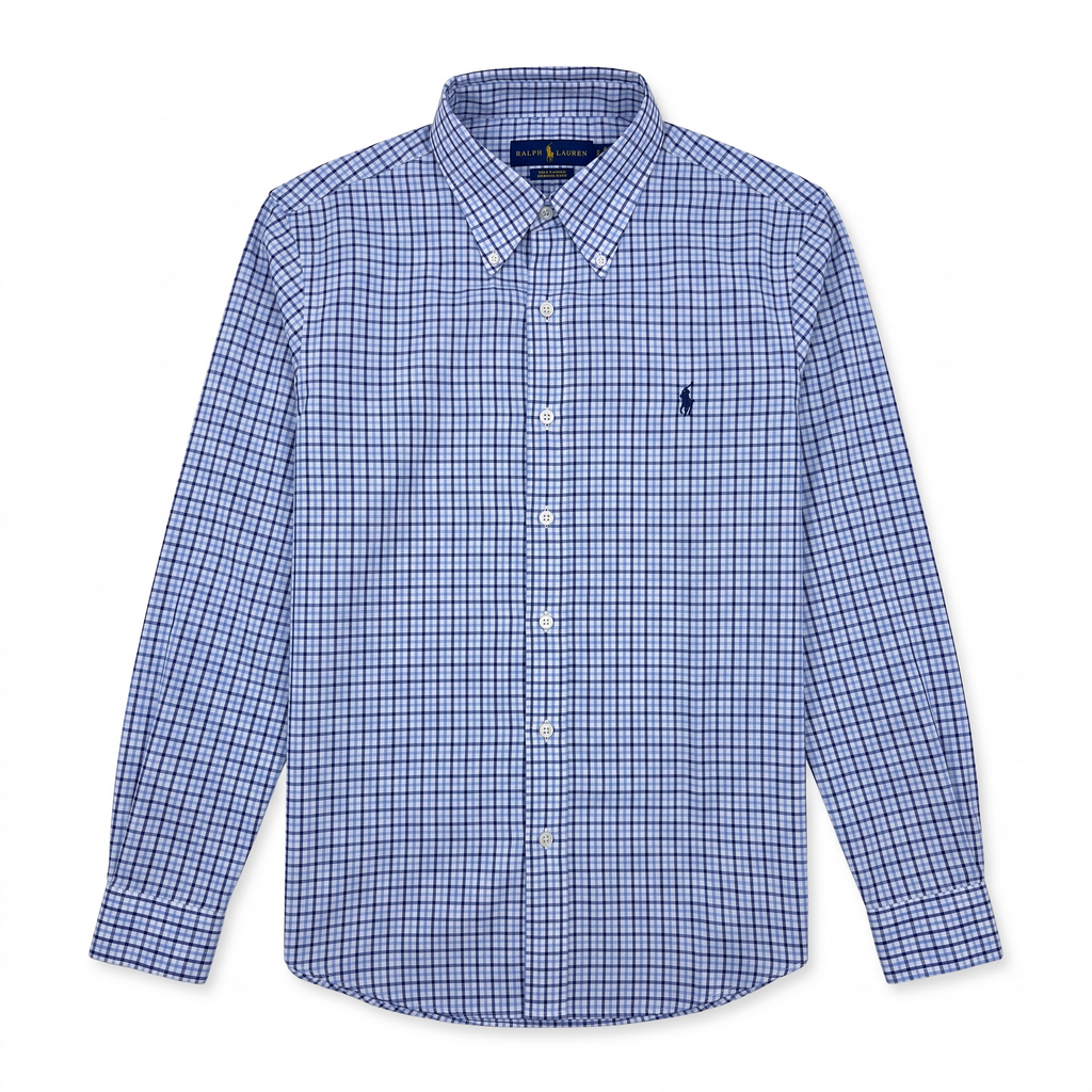 Camisa Polo Ralph Lauren Classic Fit Manga Larga Talla L