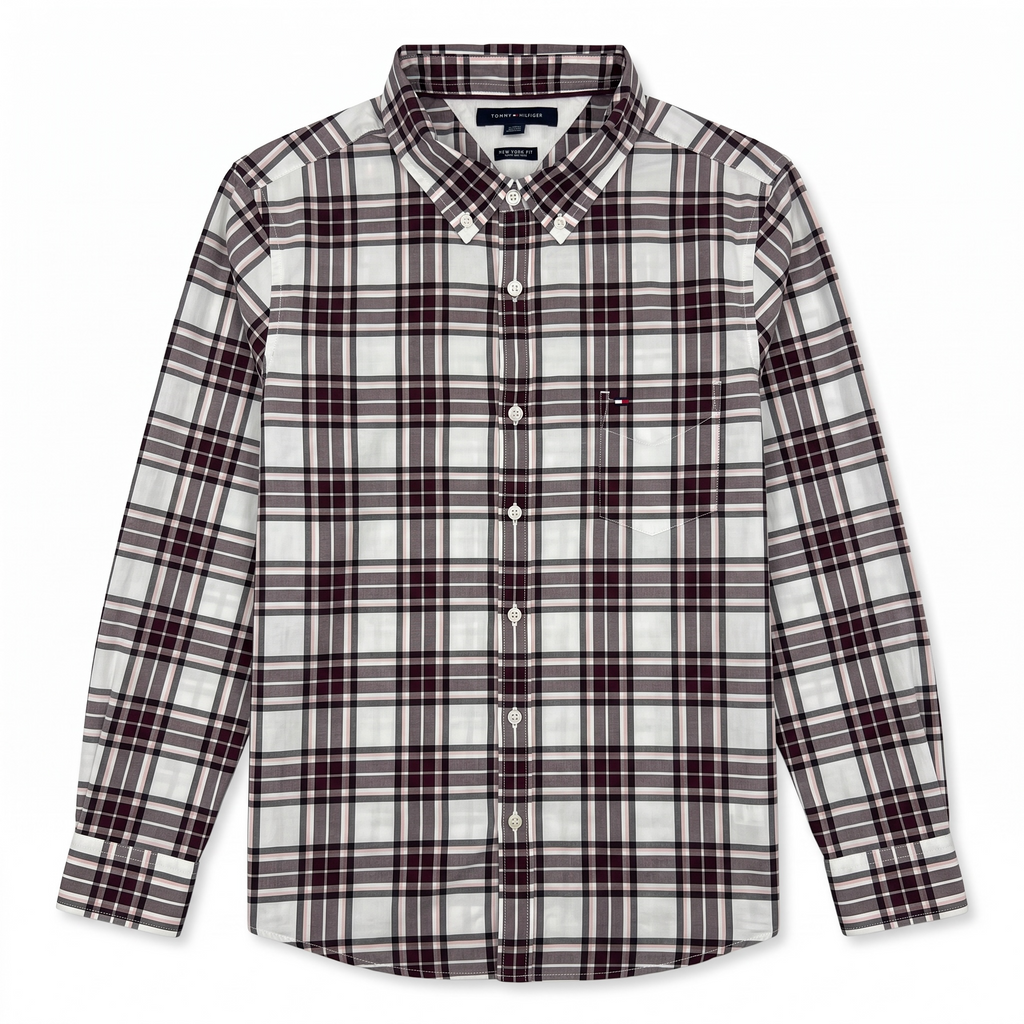 Camisa Tommy Hilfiger Classic Fit Manga Larga Talla XL