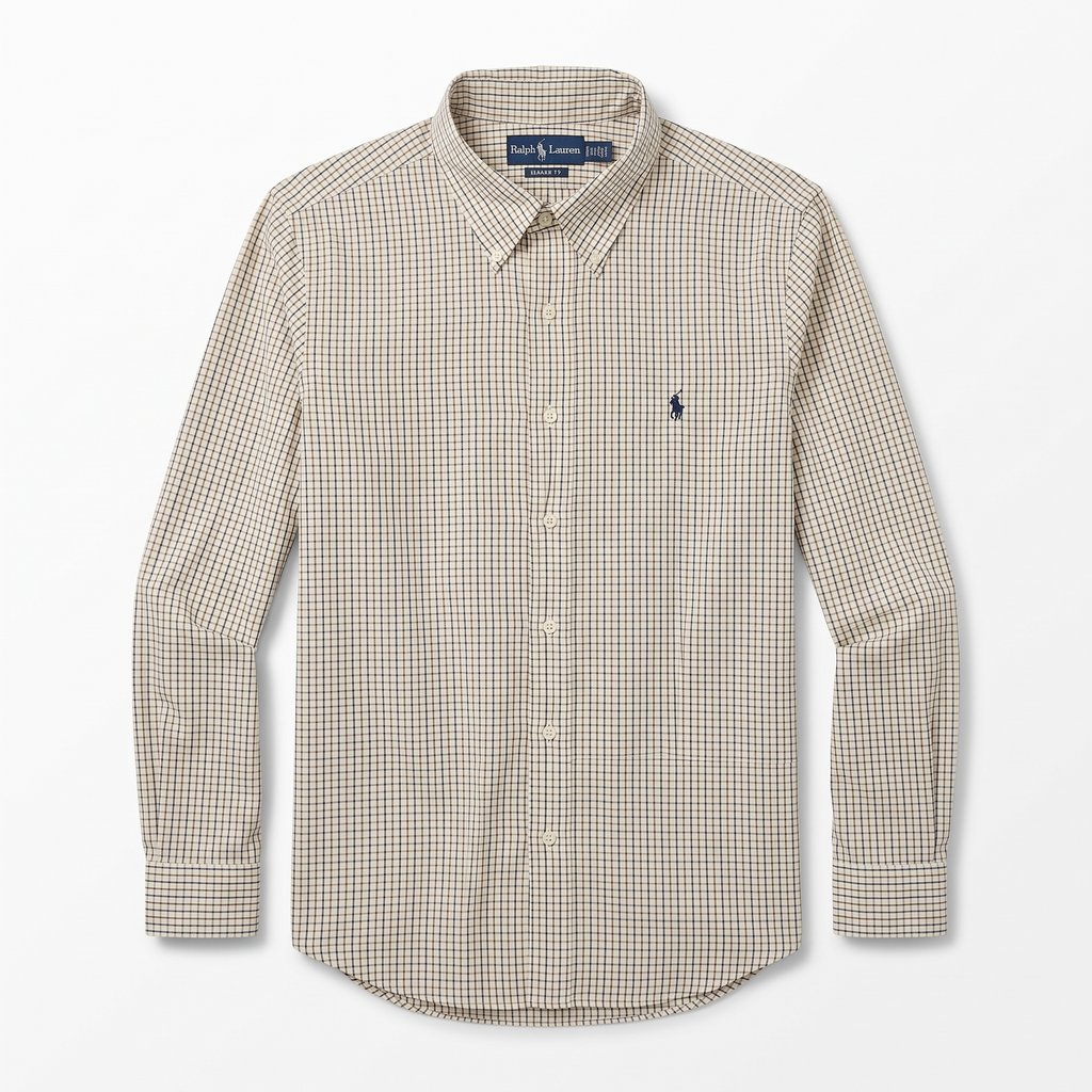 Camisa Polo Ralph Lauren Classic Fit Manga Larga Talla XL