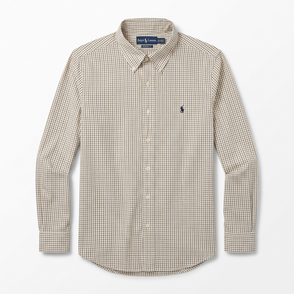 Camisa Polo Ralph Lauren Classic Fit Manga Larga Talla XL