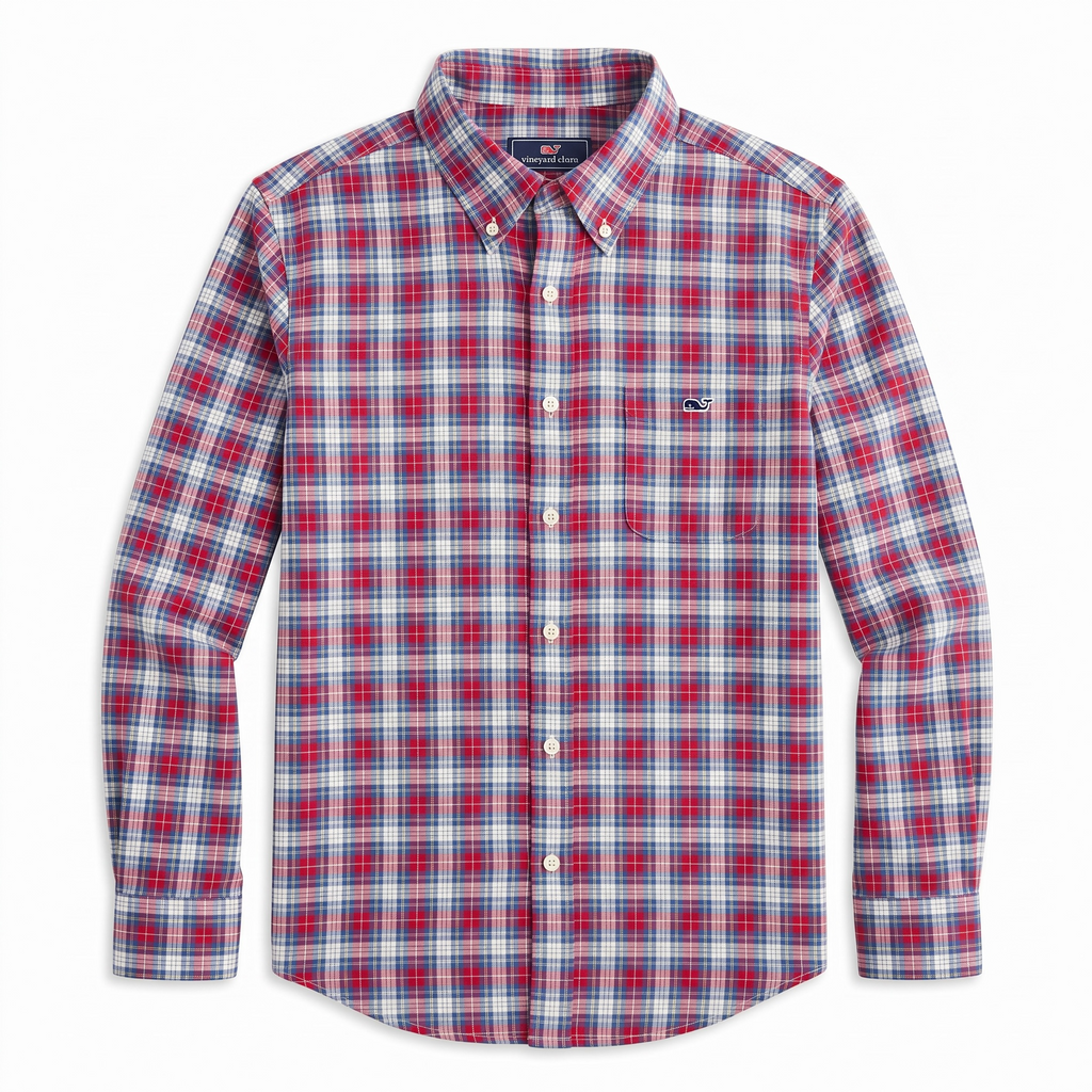 Camisa Vineyard Vines Classic Fit Manga Larga Talla XL