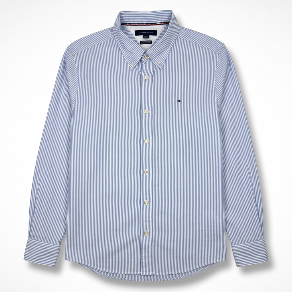Camisa Tommy Hilfiger Custom Fit Manga Larga Talla XL