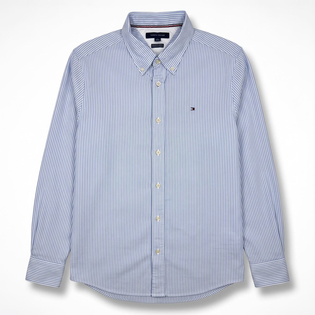 Camisa Tommy Hilfiger Custom Fit Manga Larga Talla XL