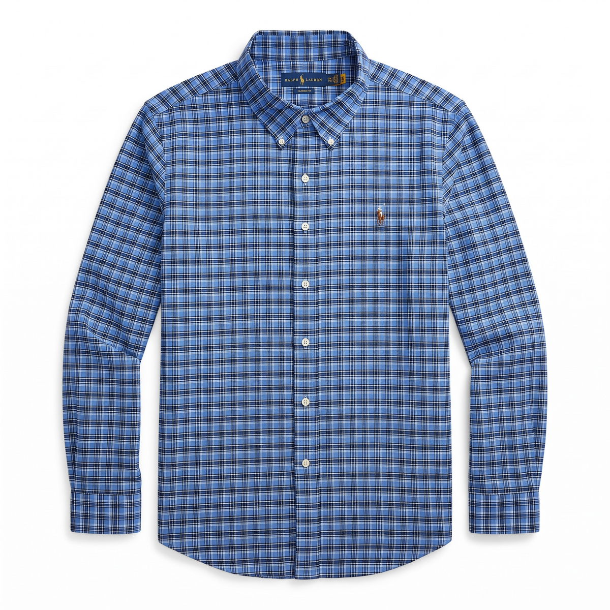 Camisa Polo Ralph Lauren Classic Fit manga larga talla XXL