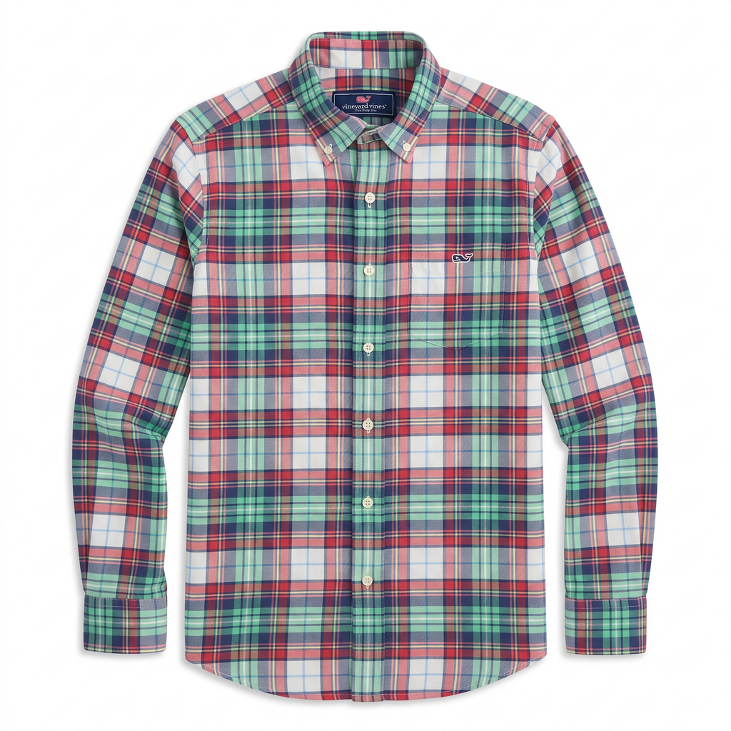 Camisa Vineyard Vines Classic Fit manga larga talla xs , modelo amplio, sirve para talla S