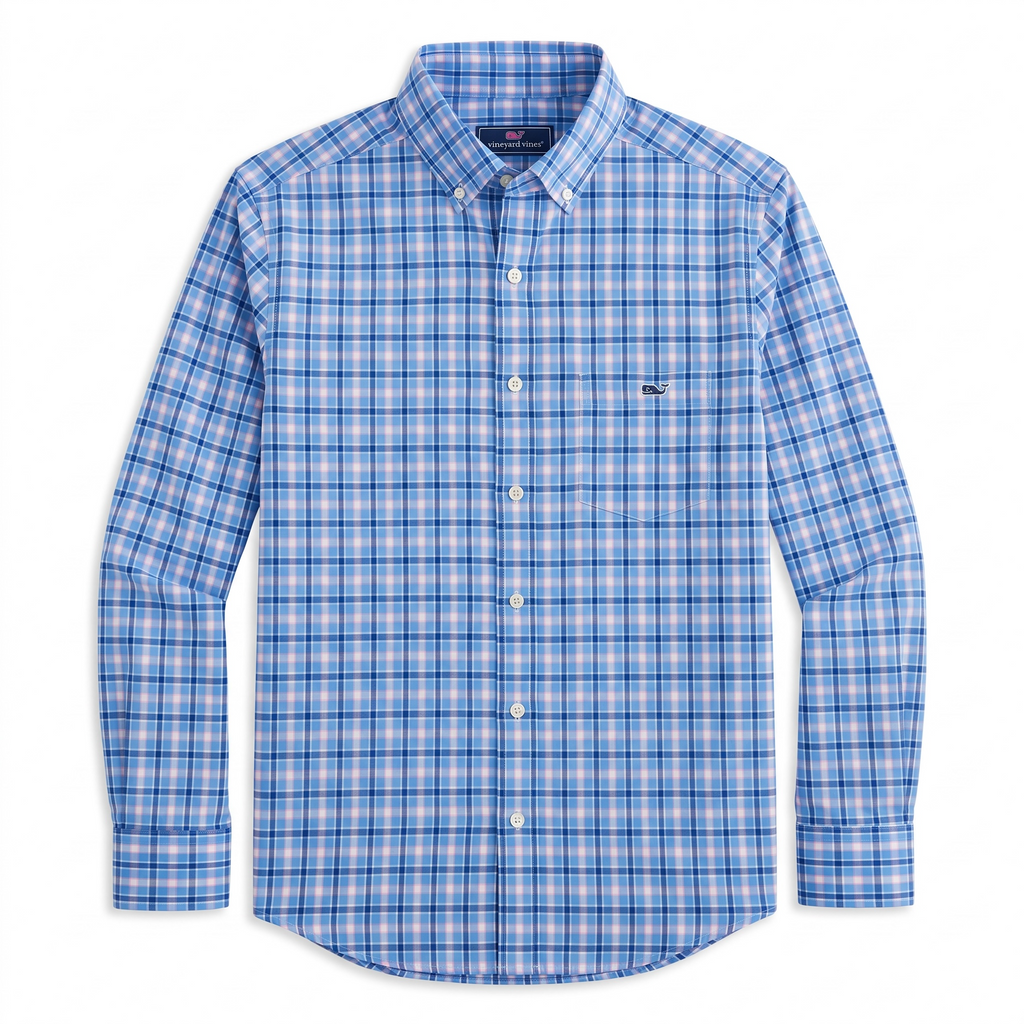 Camisa Vineyard Vines Classic Fit manga larga talla S
