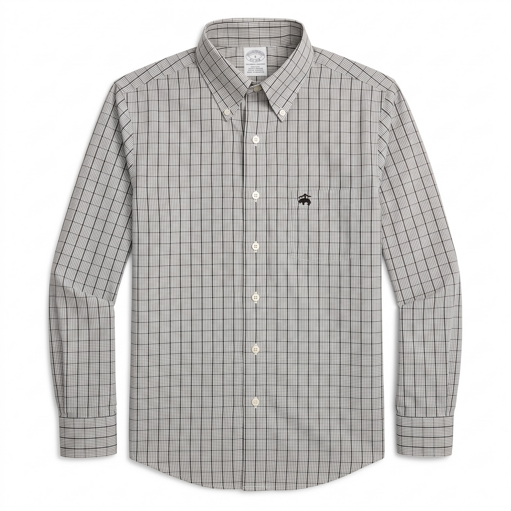 Camisa Brooks Brothers Classic Fit Manga Larga Talla S