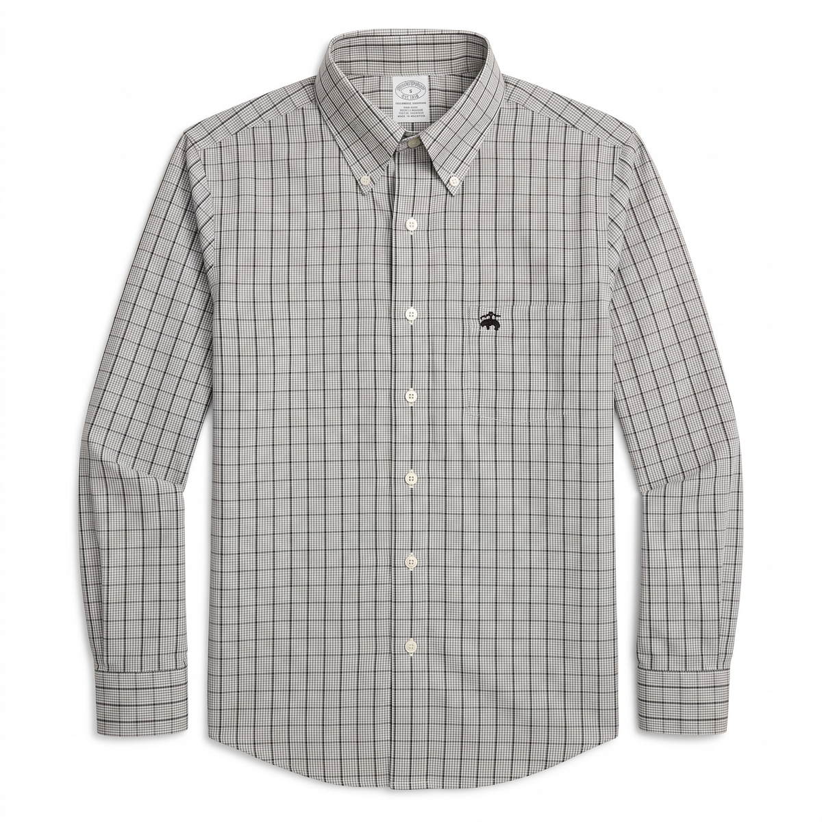 Camisa Brooks Brothers Classic Fit Manga Larga Talla S