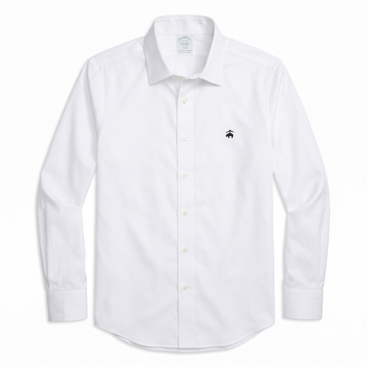 Camisa Brooks Brothers Classic Fit Manga Larga Talla S