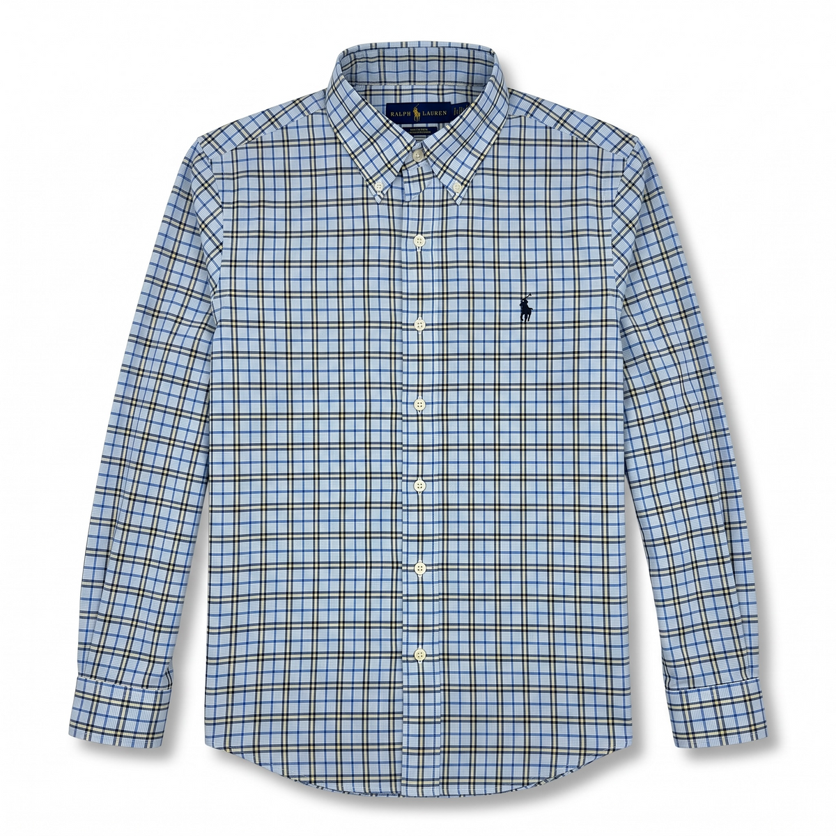 Camisa Polo Ralph Lauren Slim Fit Manga Larga Talla S