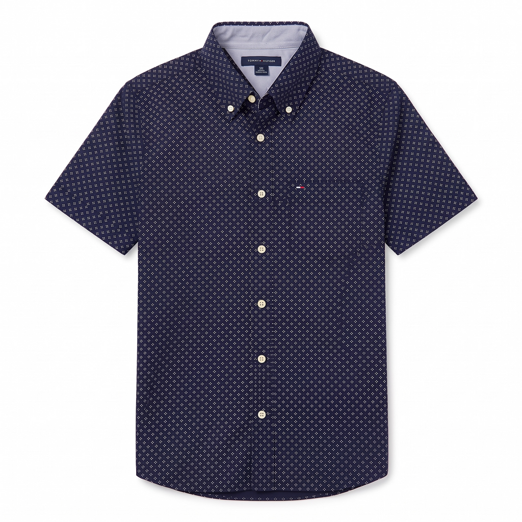 Camisa Tommy Hilfiger Classic Fit Manga Corta Talla S