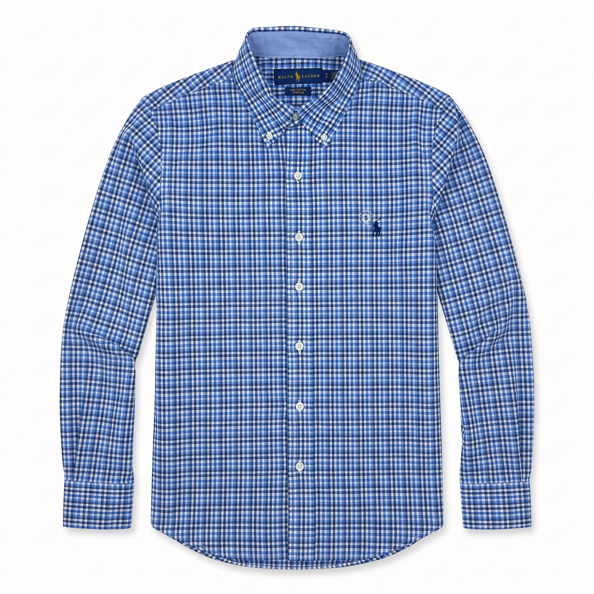 Camisa Polo Ralph Lauren Classic Fit Manga Larga Talla S