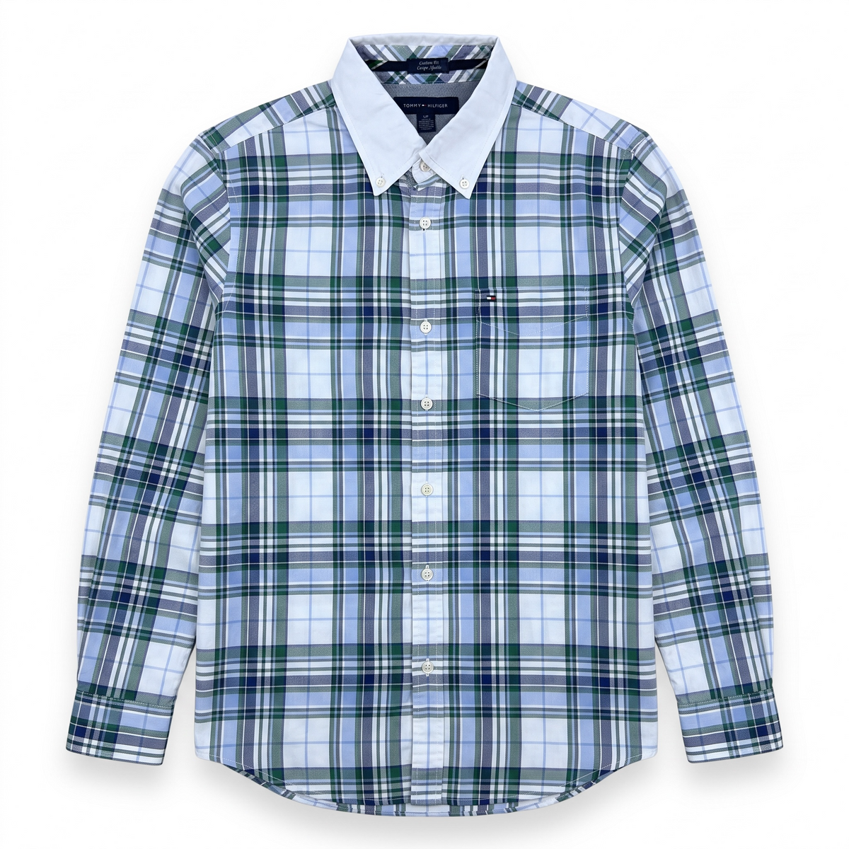 Camisa Tommy Hilfiger Custom Fit Manga Larga Talla S