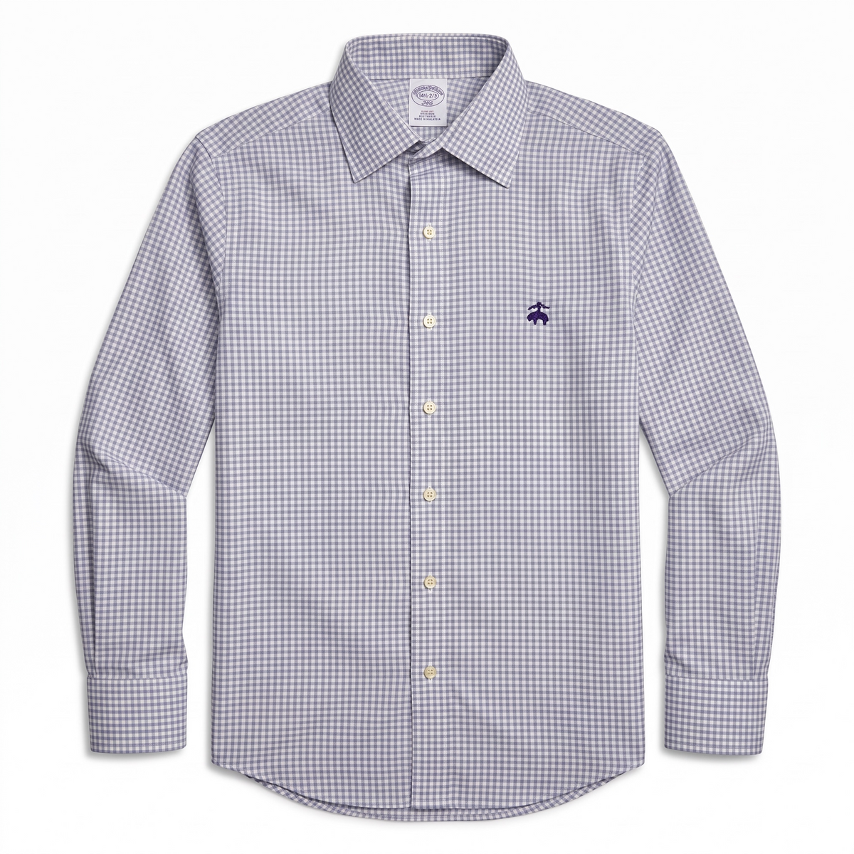 Camisa Brooks Brothers Slim Fit Manga Larga Talla S