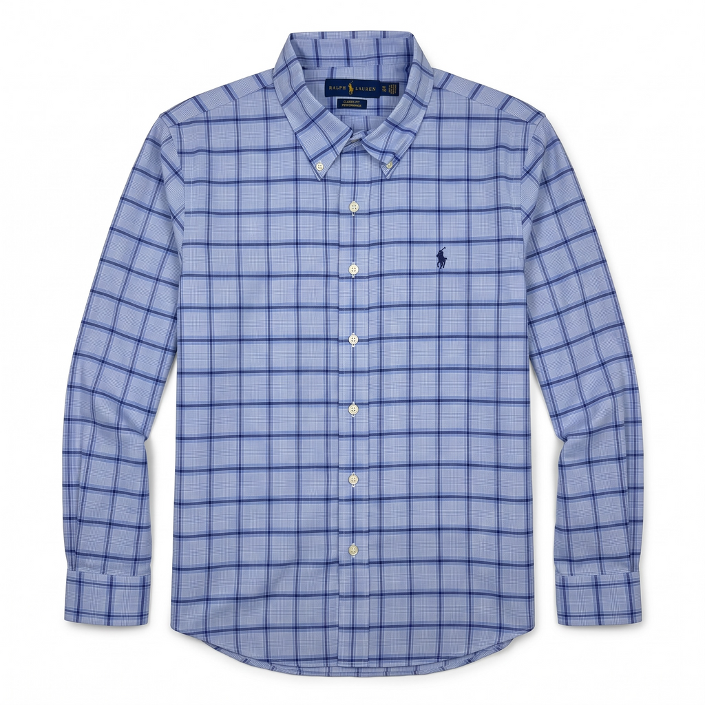 Camisa Polo Ralph Lauren Classic Fit manga larga talla XL