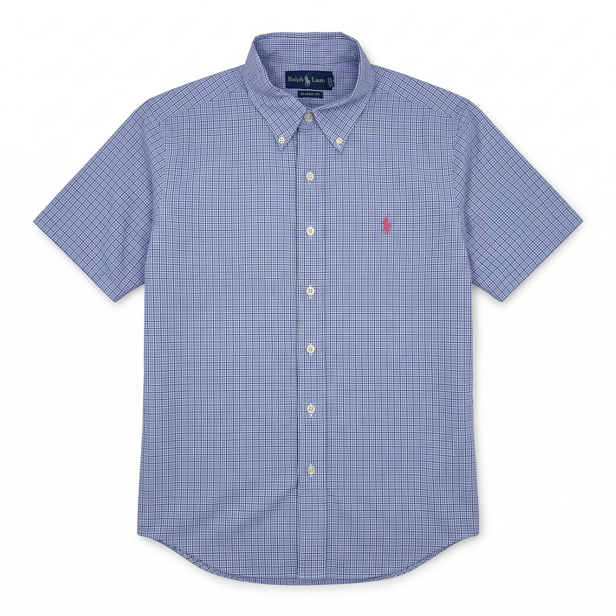 Camisa Polo Ralph Lauren Classic Fit manga corta talla L, modelo amplio sirve para talla XL