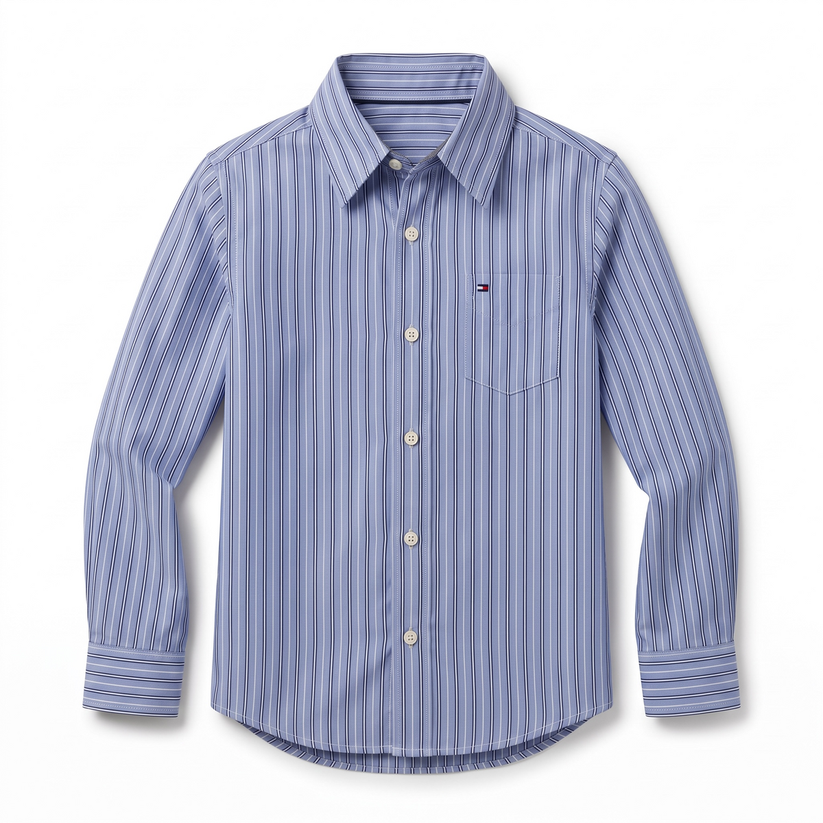 Camisa Tommy Hilfiger Classic Fit manga larga talla 5 niño