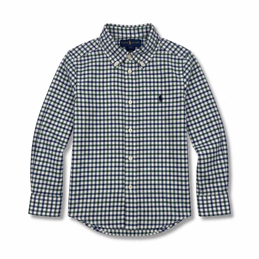 Camisa Polo Ralph Lauren Classic Fit manga larga talla 5 niño