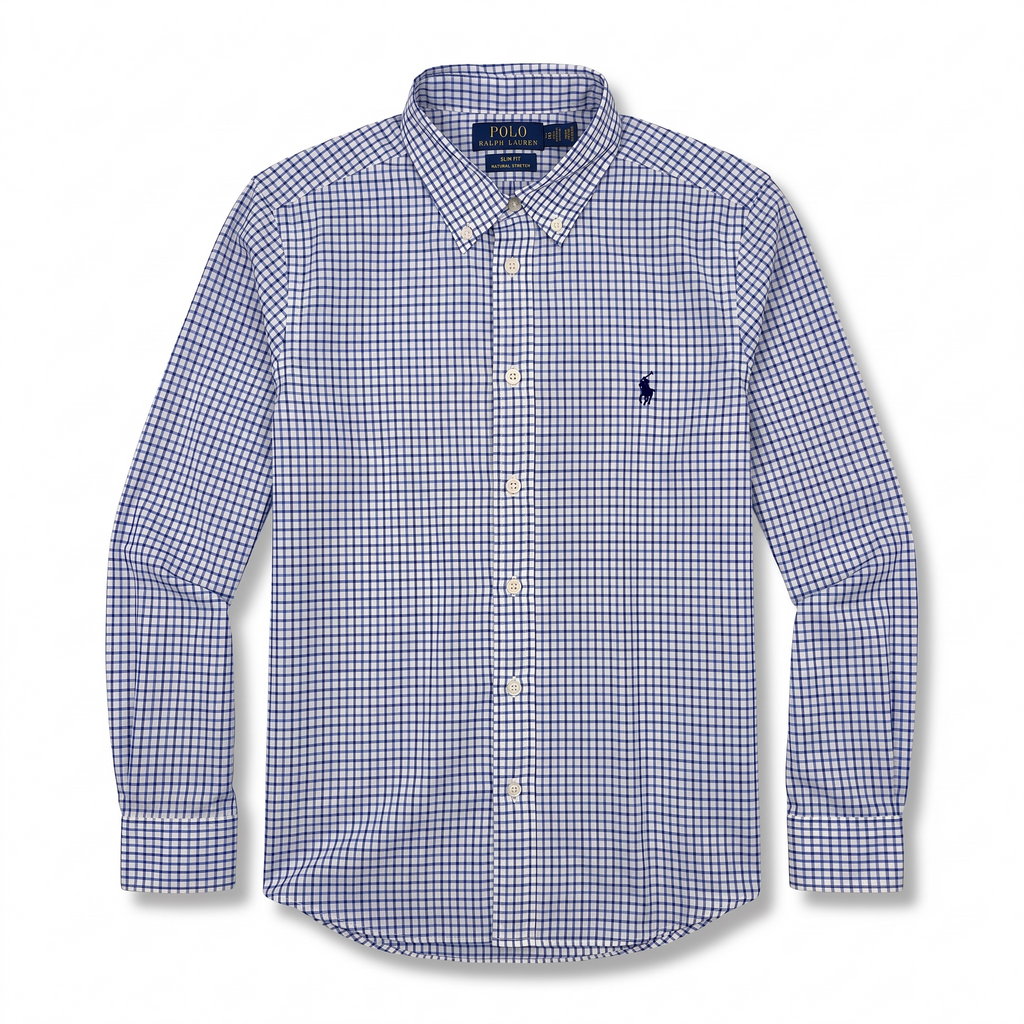 Camisa Polo Ralph Lauren Classic Fit manga larga talla 14-16 niño