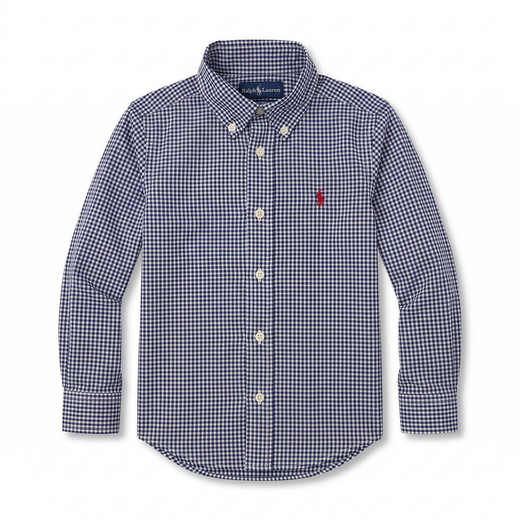 Camisa Polo Ralph Lauren Classic Fit manga larga talla 7 niño