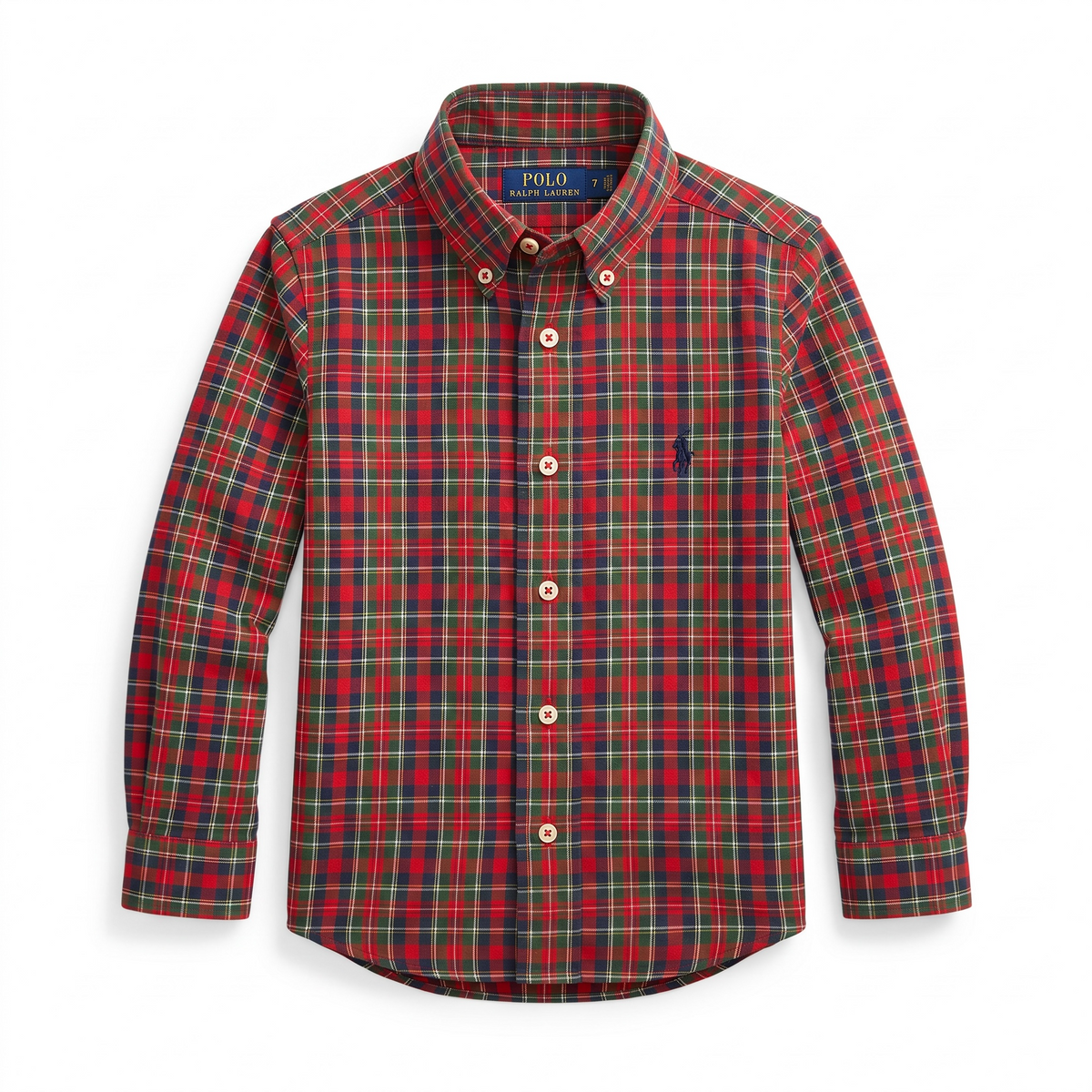 Camisa Polo Ralph Lauren Classic Fit manga larga talla 4 niño