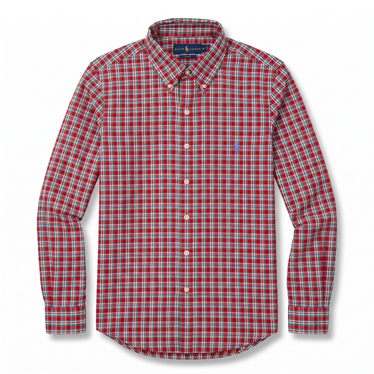 Camisa Polo Ralph Lauren M Slim Fit Manga Larga sirve para talla S