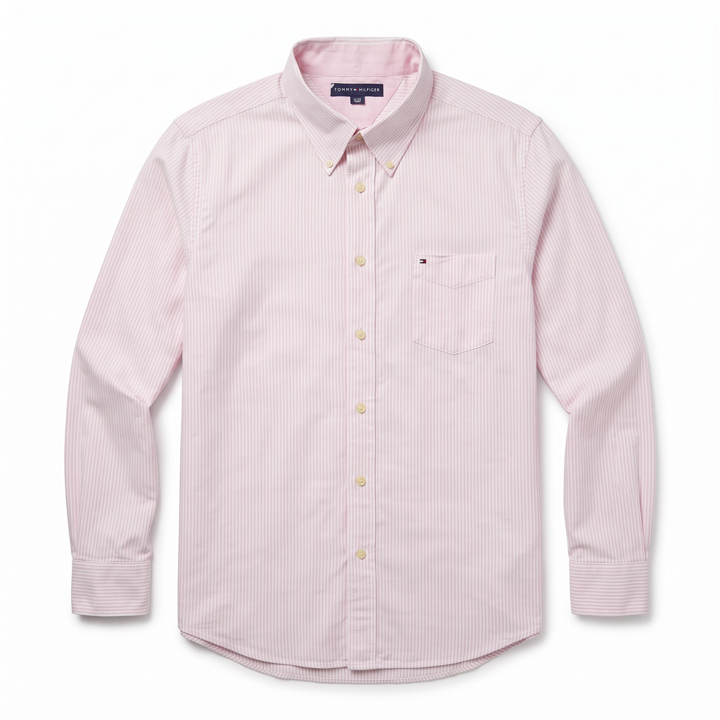 Camisa Tommy Hilfiger Classic Fit manga larga talla XL