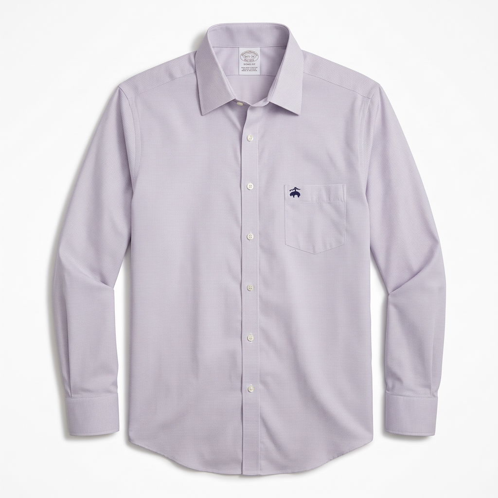 Camisa Brooks Brothers Slim Fit manga larga talla M