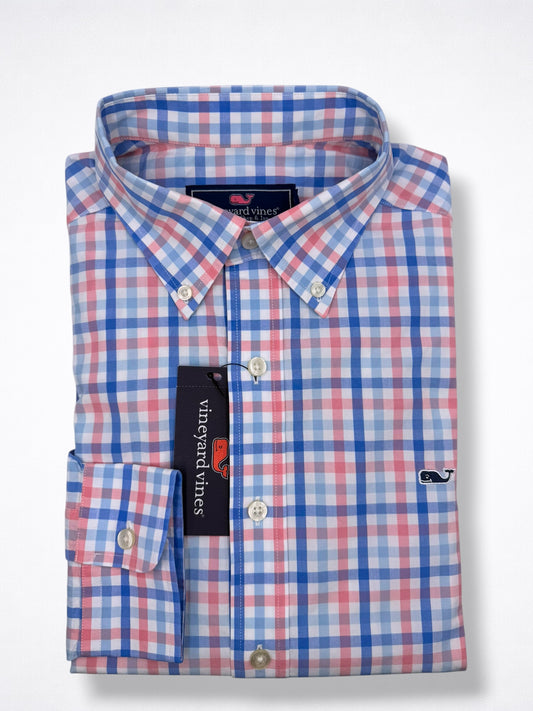 Camisa Vineyard Vines Classic Fit Manga Larga Talla M