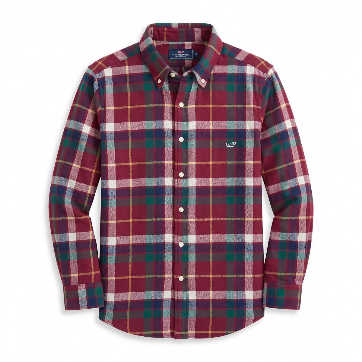 Camisa Vineyard Vines Classic Fit manga larga talla XL