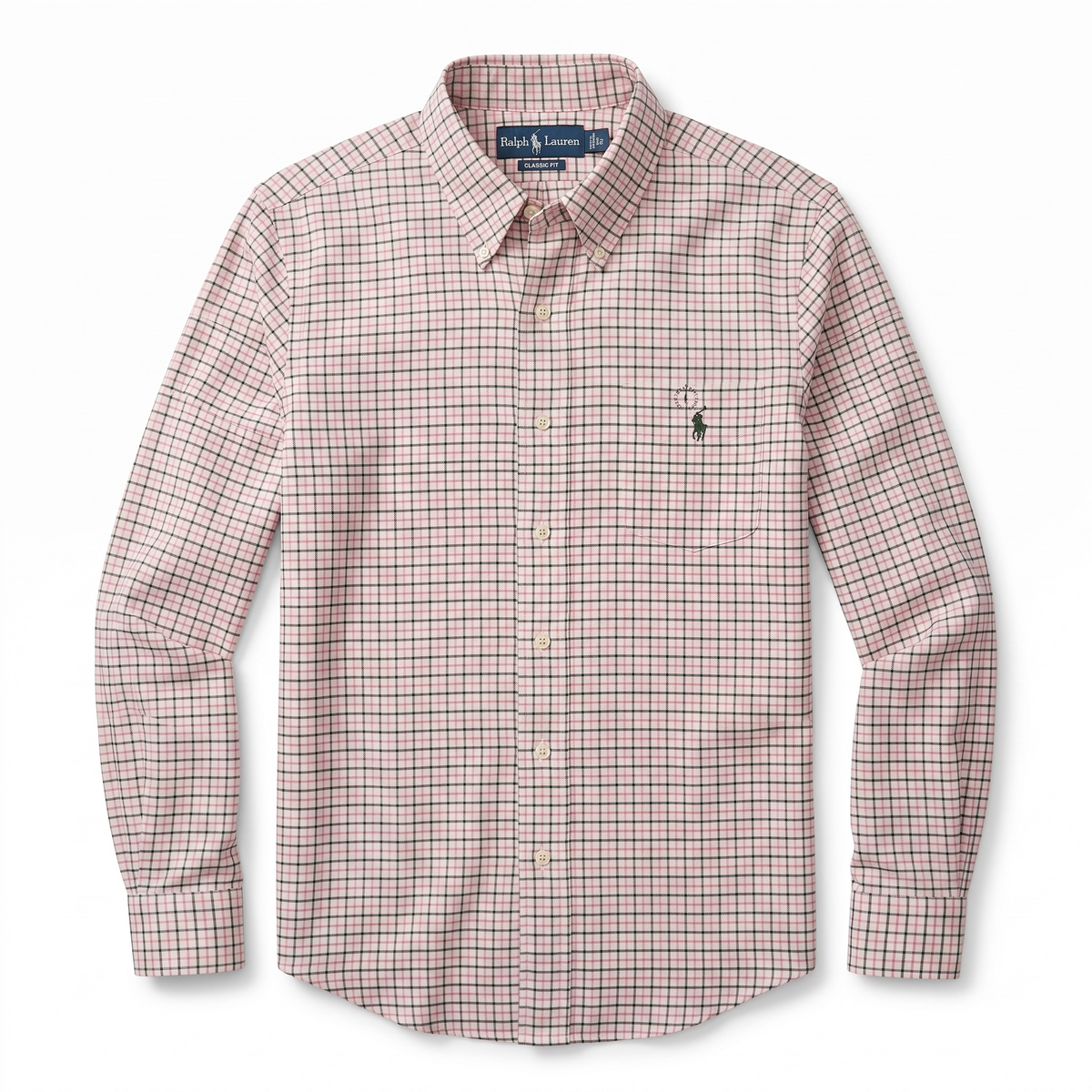 Camisa Polo Ralph Lauren Classic Fit manga larga talla L
