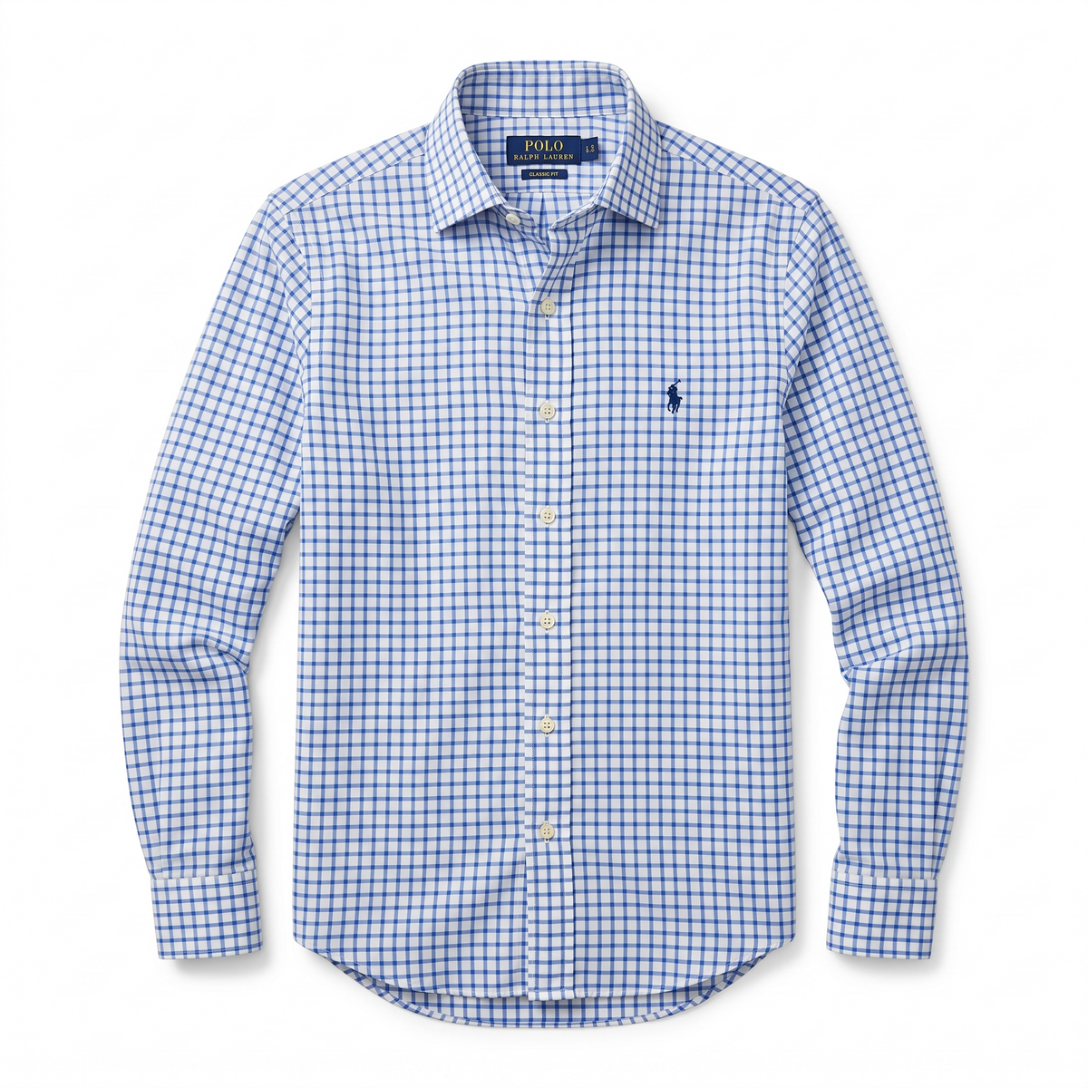 Camisa Polo Ralph Lauren Classic Fit manga larga talla S
