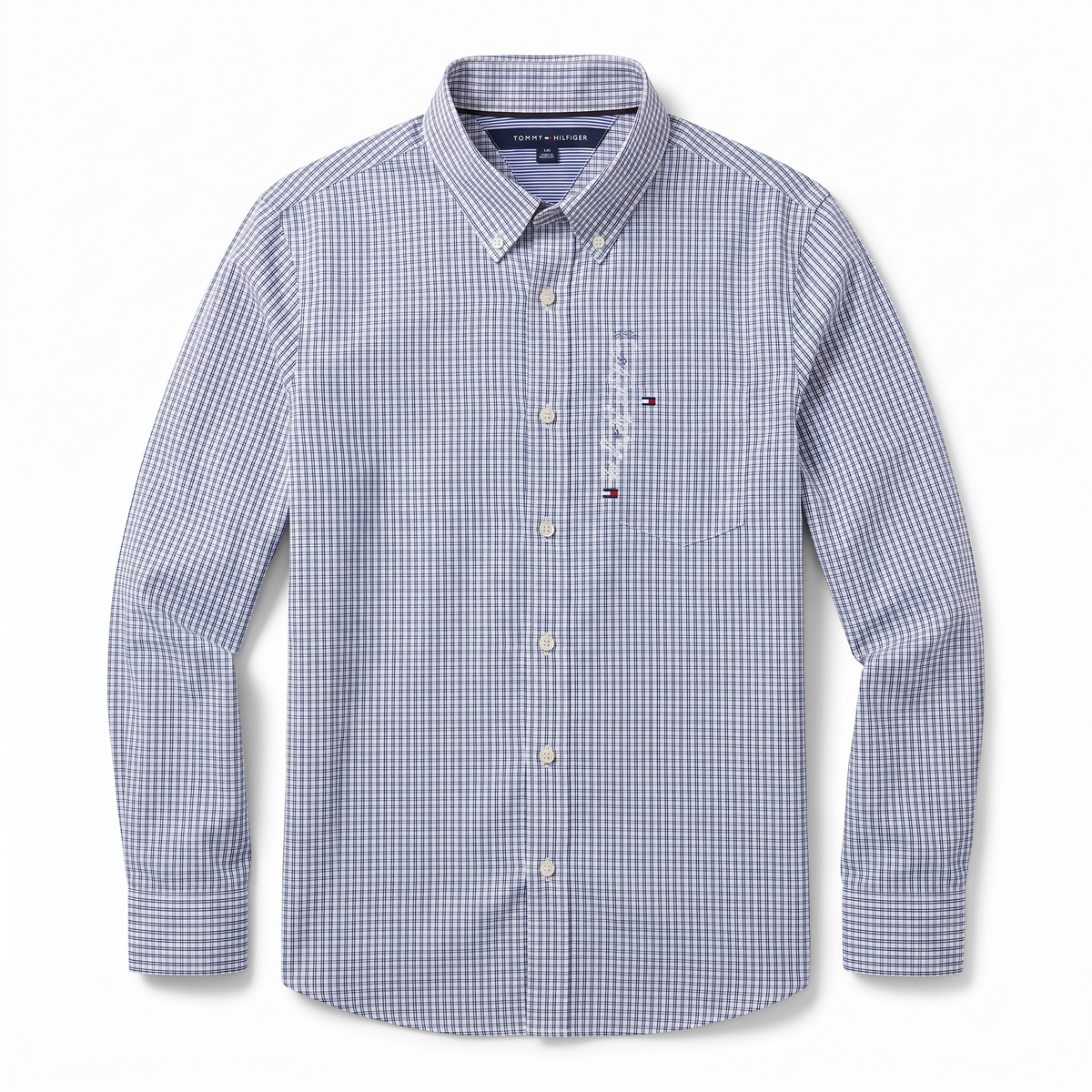 Camisa Tommy Hilfiger Classic Fit Manga Larga Talla L