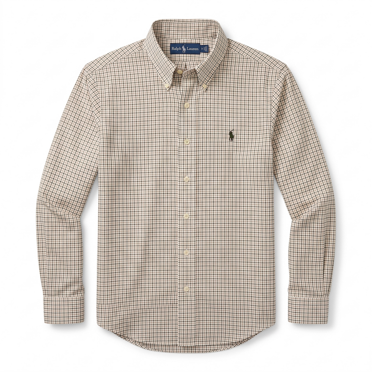 Camisa Polo Ralph Lauren Classic Fit manga larga talla XL