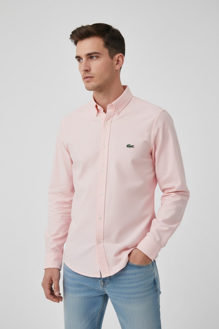 Camisa Lacoste Classic Fit Manga Larga Talla XS