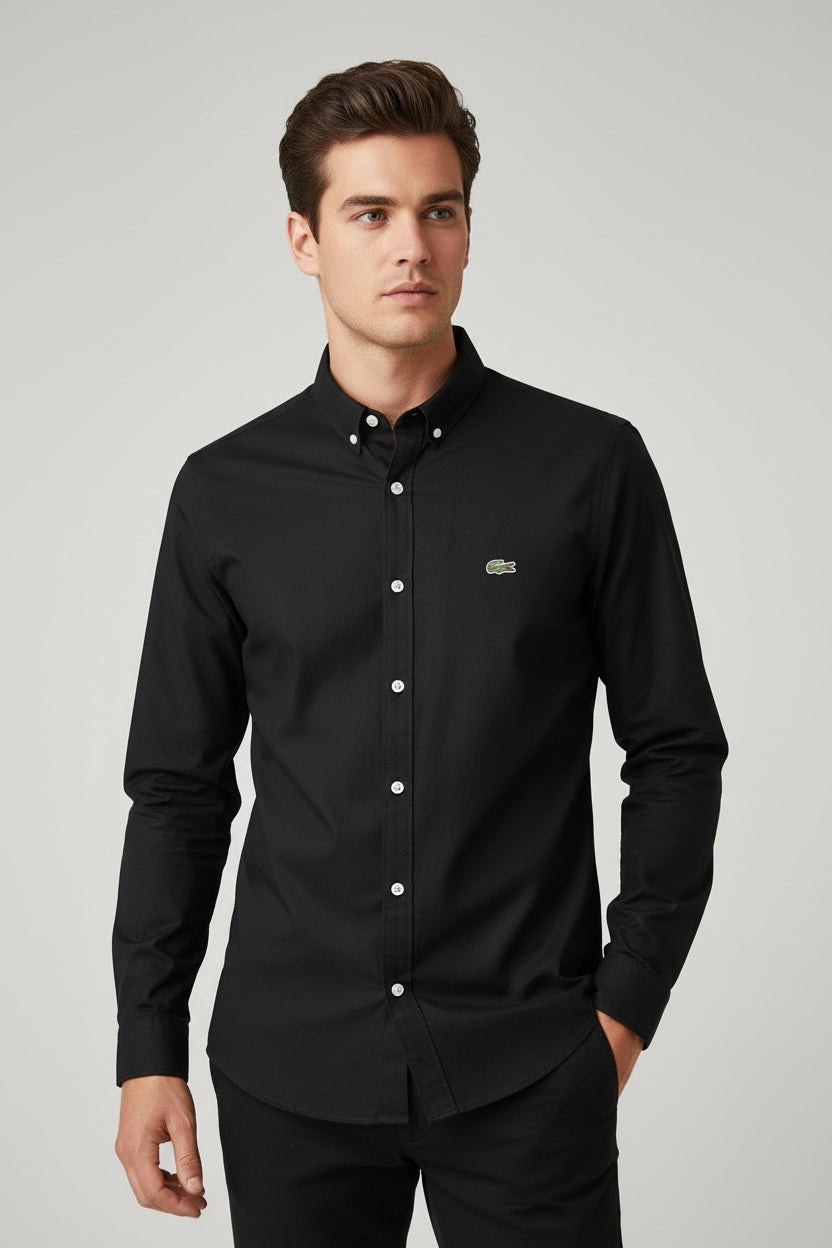 Camisa Lacoste Classic Fit Manga Larga Talla XS