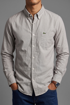Camisa Lacoste talla XXL slim fit stretch, viene reducida, sirve para Slim Fit  talla L