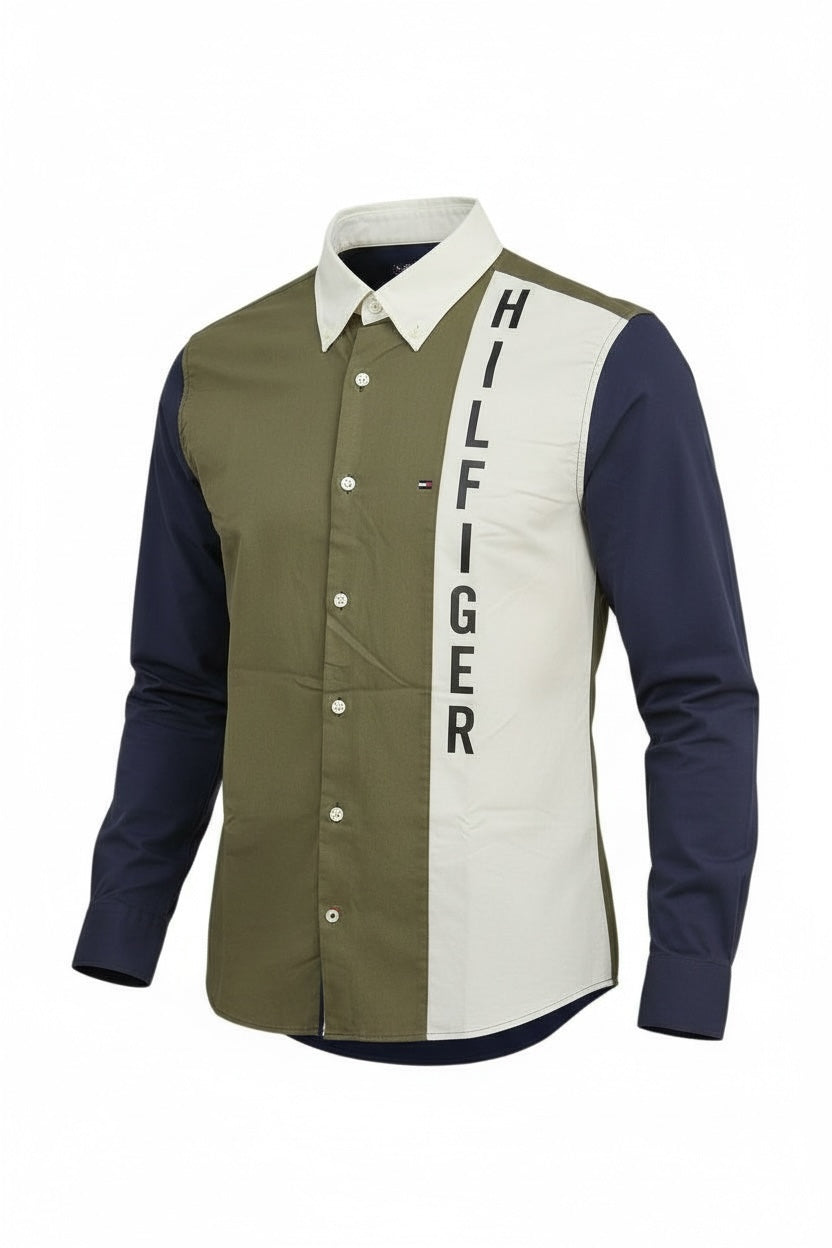 Camisa Tommy Hilfiger Classic Fit Manga Larga Talla XS