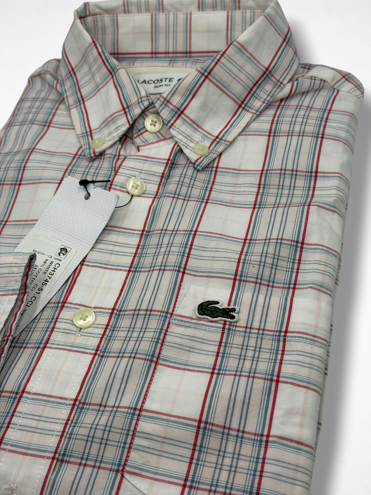 Camisa Lacoste Classic Fit Manga Larga Talla XS