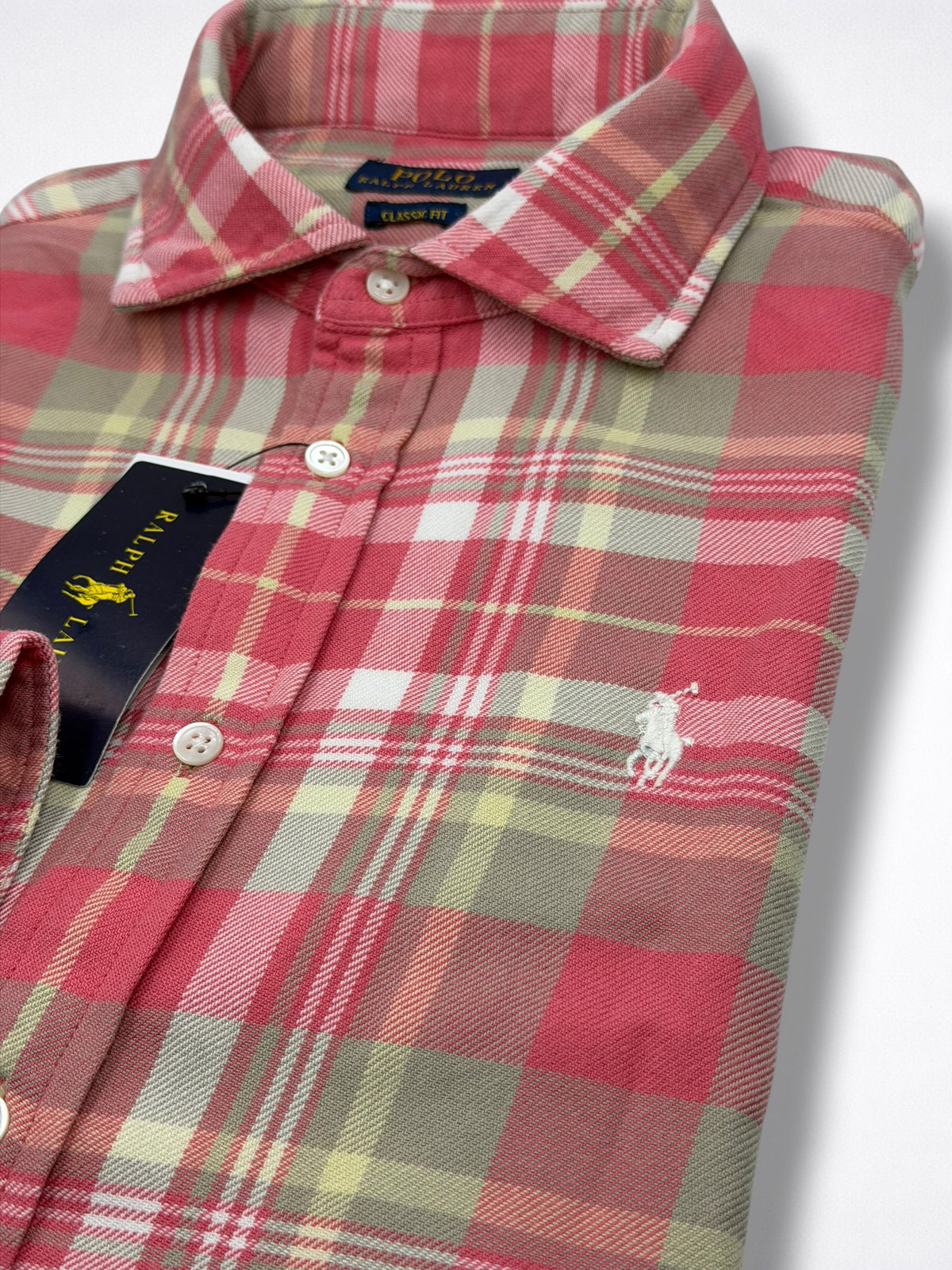 Camisa Polo Ralph Lauren Slim Fit Manga Larga Talla S