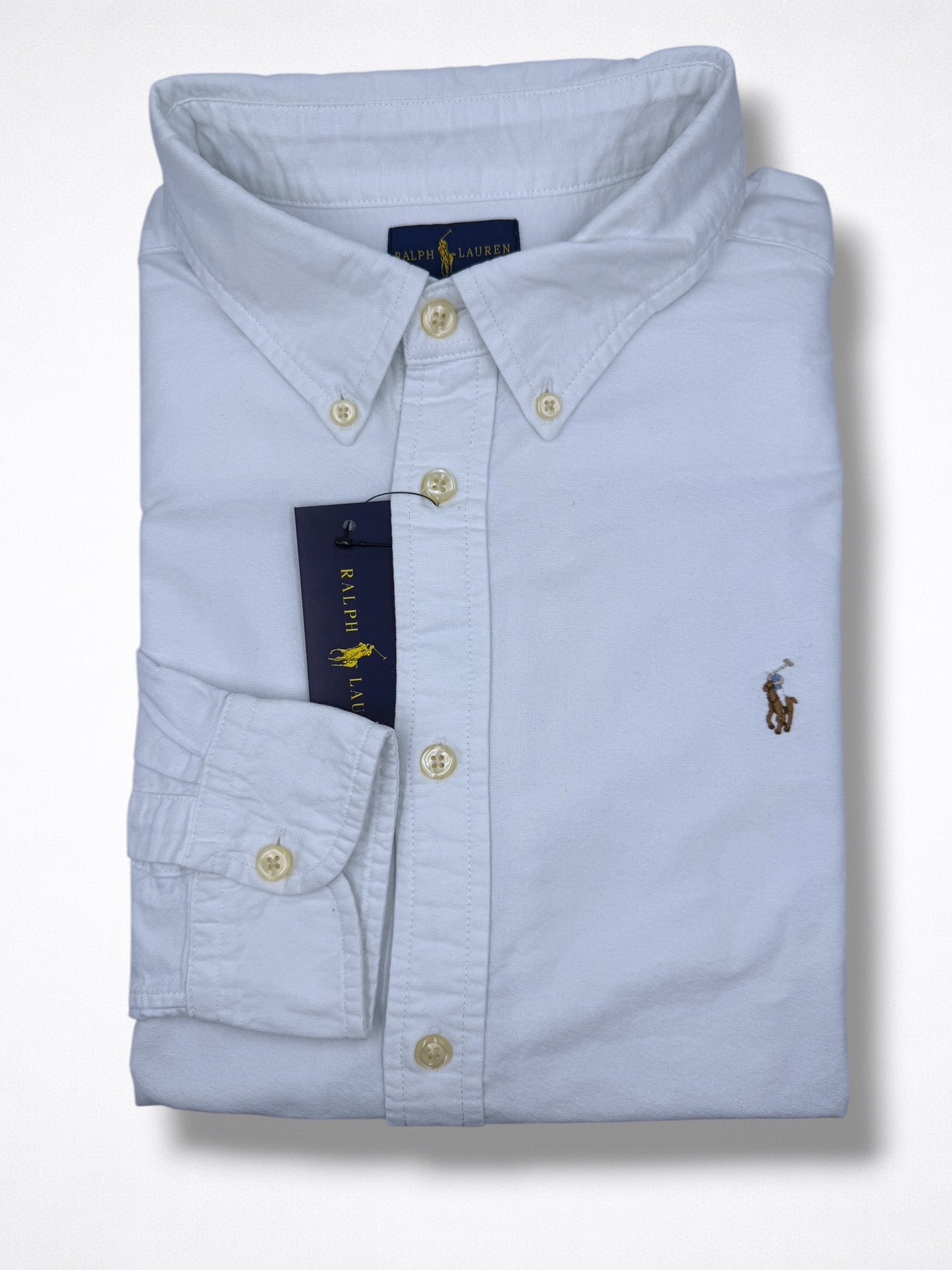 Camisa Polo Ralph Lauren Classic Fit 18-20 Adolescente Manga Larga Sirve para Talla S
