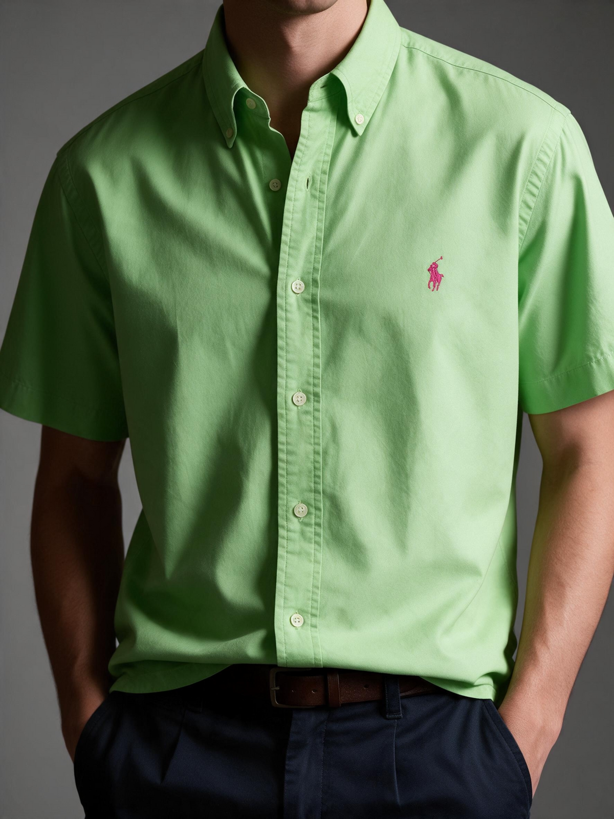 Camisa Polo Ralph Lauren Classic Fit manga corta talla XL